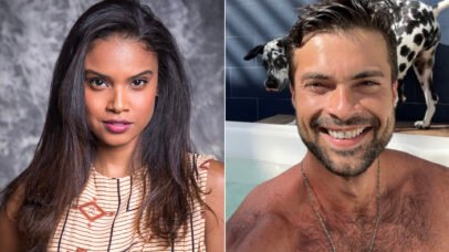 Aline Dias e Victor Sparapane sao os protagonistas da novela