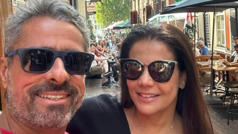 Aos 51 anos ex atriz global se declara para o marido