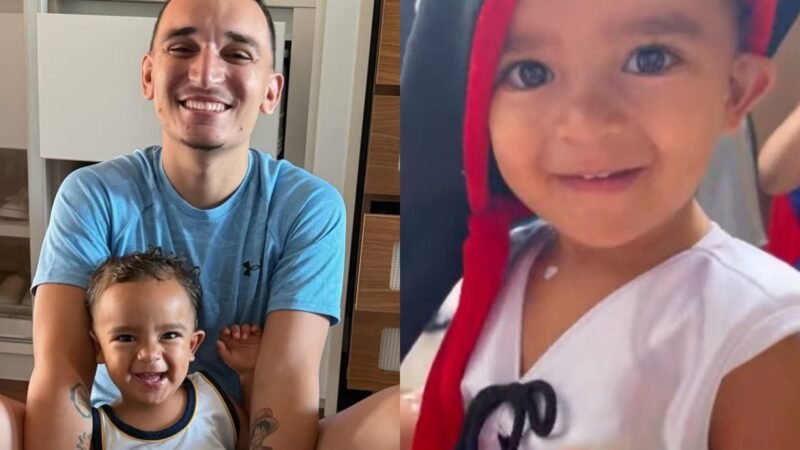 Filho de Joao Gomes e Ary Mirelle encanta ao surgir