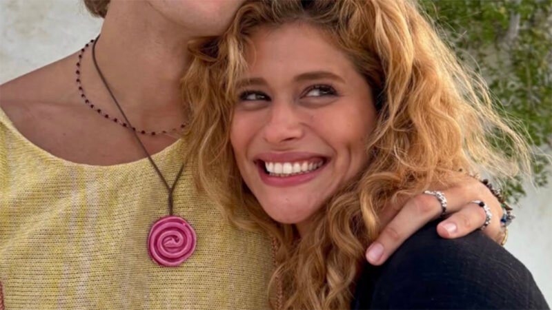 Isadora Cruz recebe homenagem do namorado que vai disputar as