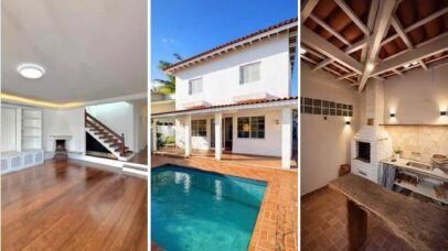 Longe da TV apresentadora de 69 anos coloca mansao