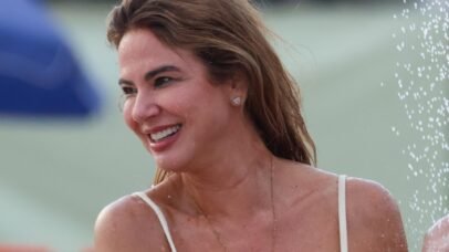 Luciana Gimenez exibe sua boa forma ao renovar o bronzeado