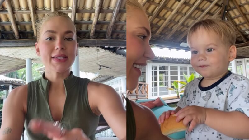 Virginia celebra nova fase na vida do filho de 1