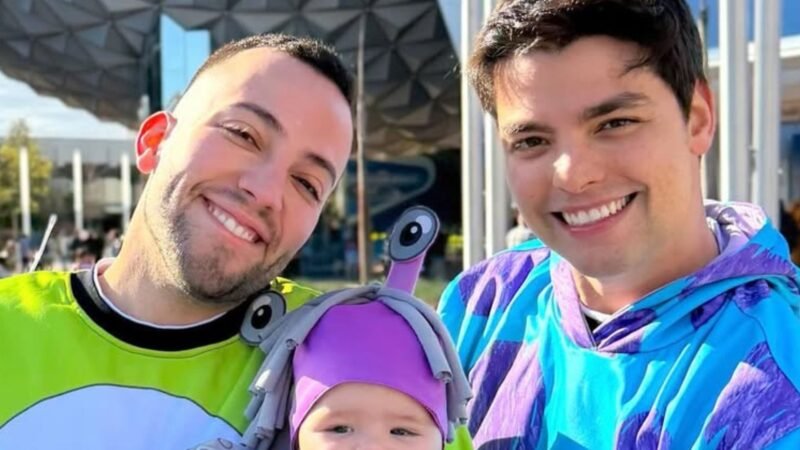 Aos 5 meses filha de Lucas Rangel e Lucas Bley