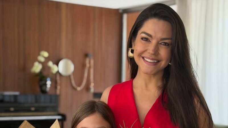 Aos 9 anos filha de Michel Telo chama atencao pela