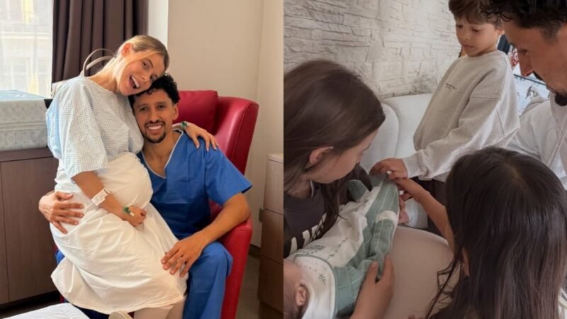 Esposa de Marquinhos desabafa apos nascimento do cacula Dias de