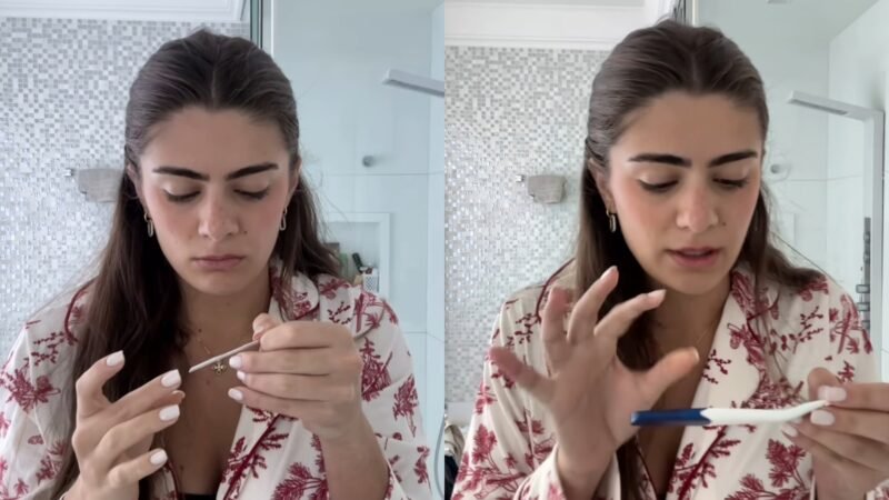 Luma Cesar mostra momento em que descobriu a gravidez Cinco