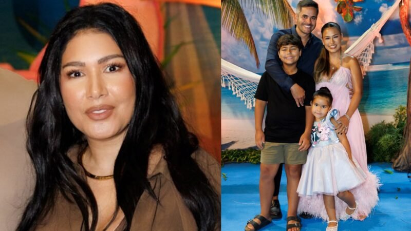 Simaria surge com os filhos em festa da sobrinha e