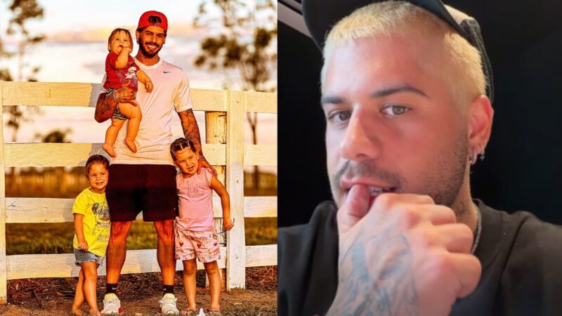 Ze Felipe revela nova programacao com os filhos apos mudanca