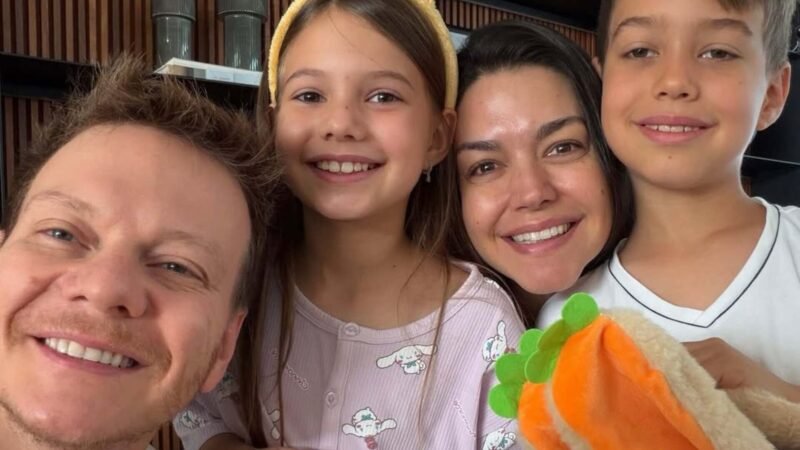 Michel Telo e Thais Fersoza dividem tradicao de Pascoa que